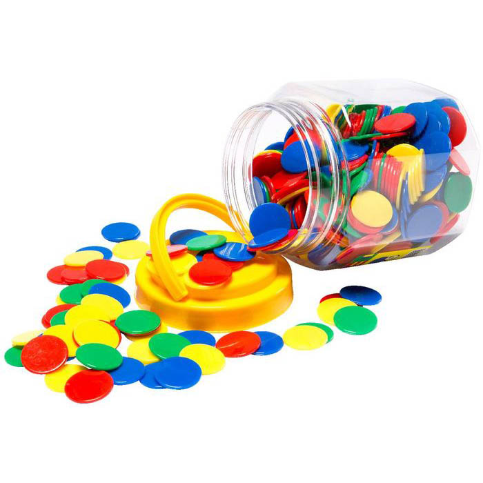 Image for EDUCATIONAL COLOURS THE QUIET COUNTERS ASSORTED JAR 400 from Olympia Office Products