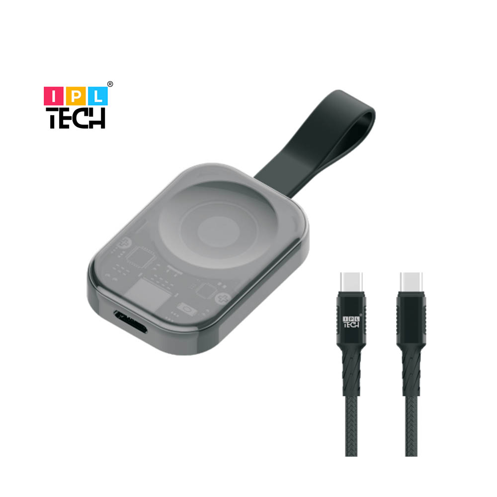 Image for IPL TECH WATCH WIRELESS CHARGER TYPE C BLACK from Challenge Office Supplies