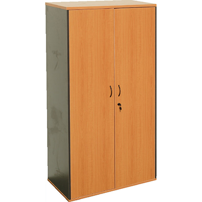 Image for RAPID WORKER CUPBOARD LOCKABLE 1800 X 900 X 450MM BEECH/IRONSTONE from Clipboard Stationers & Art Supplies