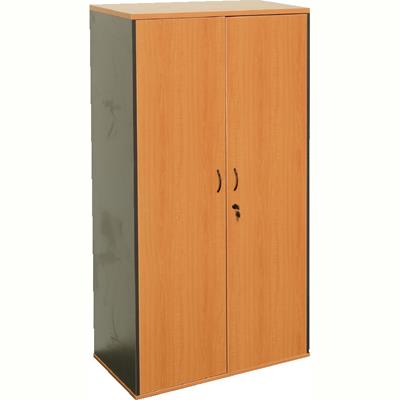 Image for RAPID WORKER CUPBOARD LOCKABLE 1800 X 900 X 450MM CHERRY/IRONSTONE from BusinessWorld Computer & Stationery Warehouse