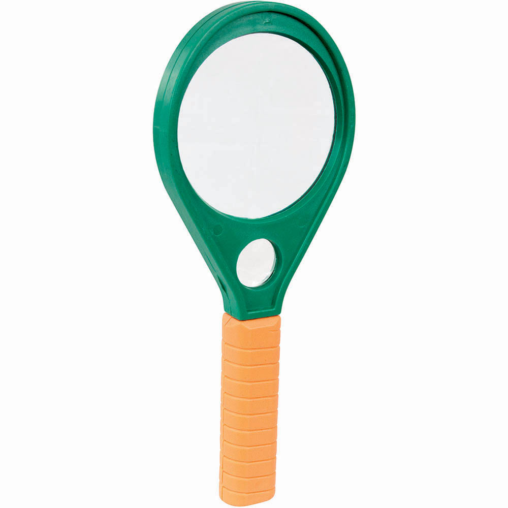 Image for ZART MAGNIFYING GLASS 75MM GREEN/ORANGE from Office Heaven