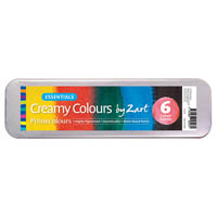 zart primecolours creamy colours watercolour paint essential box 6