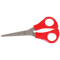 zart basics utility scissors 130mm red