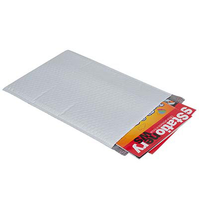 Image for TUDOR PLASTIC BUBBLE MAILER 304 X 400MM WHITE PACK 5 from Challenge Office Supplies