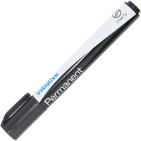 initiative permanent marker chisel 5.0mm black