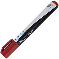 initiative permanent marker chisel 5.0mm red