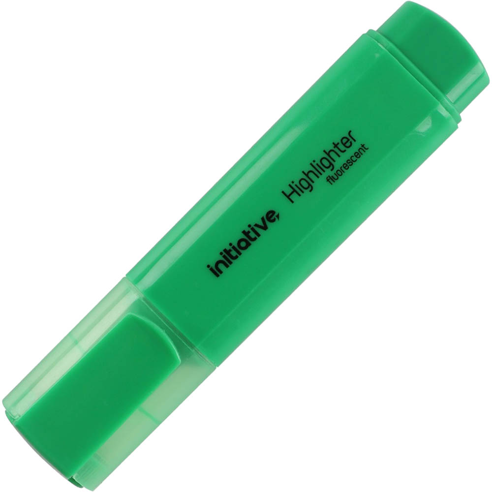 Image for INITIATIVE HIGHLIGHTER CHISEL GREEN from BusinessWorld Computer & Stationery Warehouse