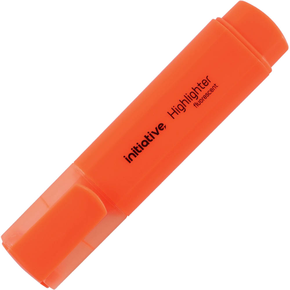 Image for INITIATIVE HIGHLIGHTER CHISEL ORANGE from York Stationers