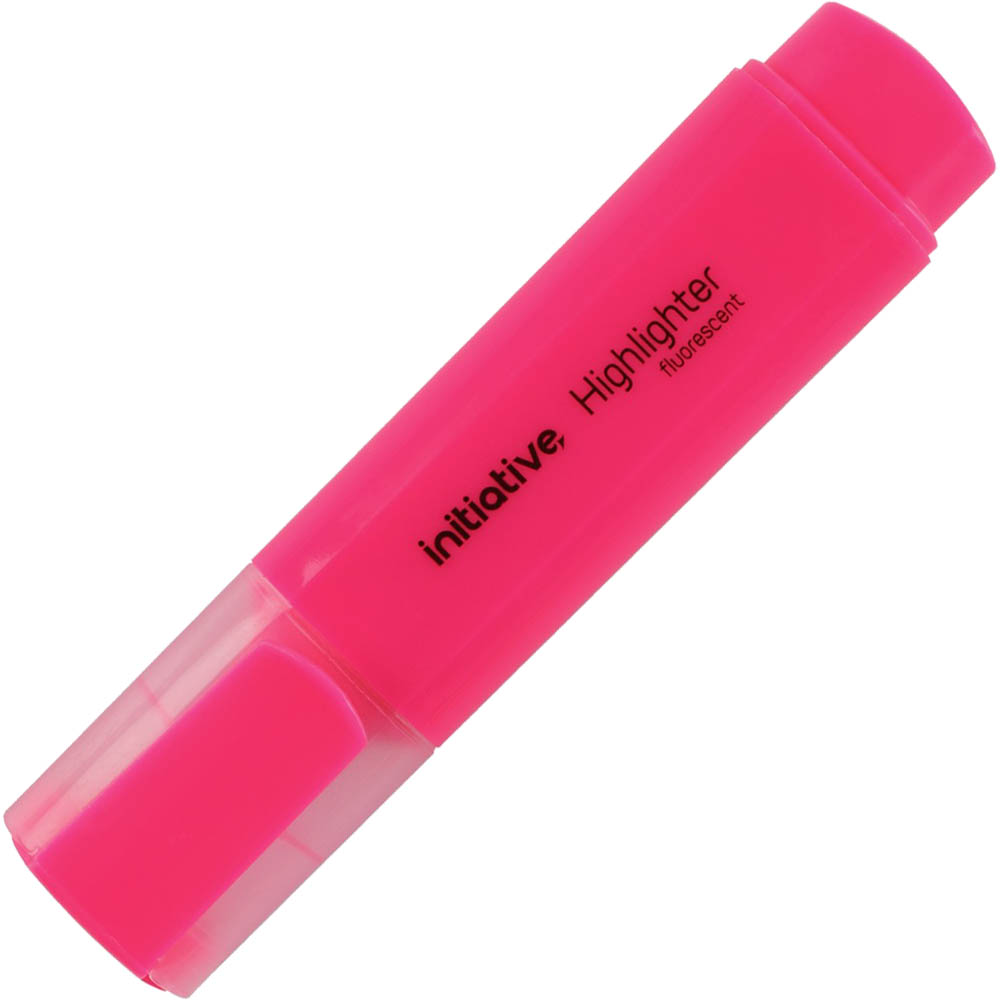 Image for INITIATIVE HIGHLIGHTER CHISEL PINK from Mercury Business Supplies