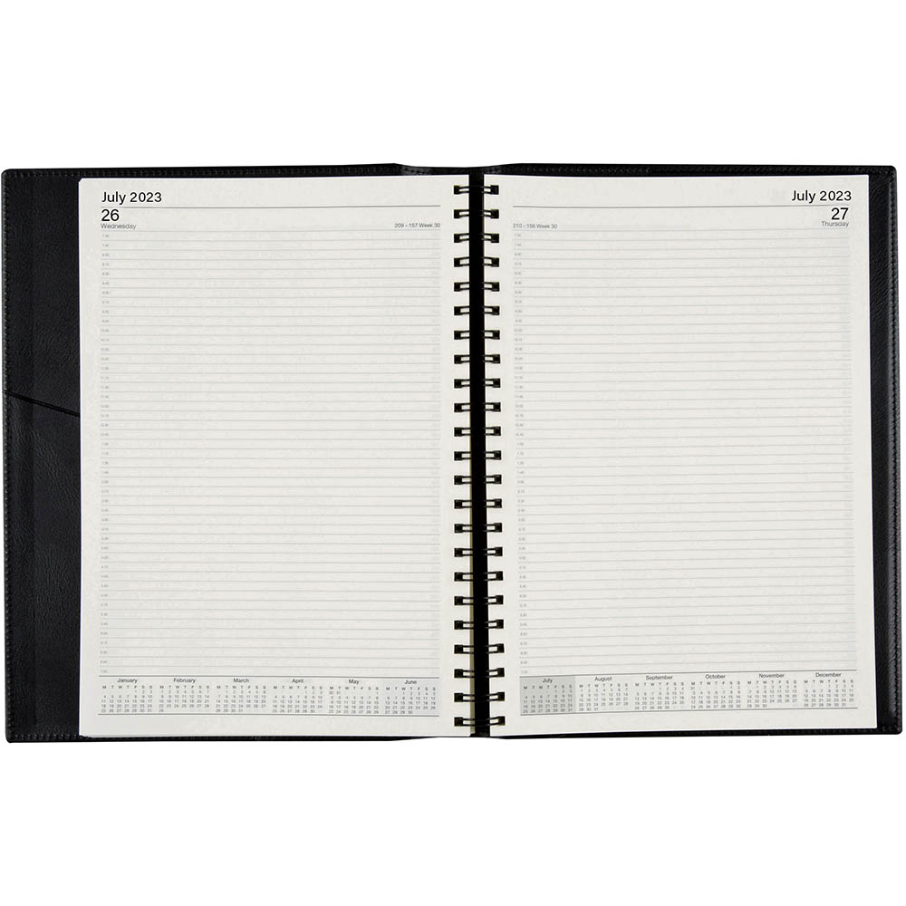 CUMBERLAND NORWICH 41S SPIRAL DIARY PVC DAY TO PAGE A4 BLACK |  | 7010468