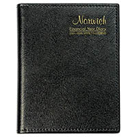 cumberland 2024-2025 financial year pocket diary week to view 125 x 90mm black
