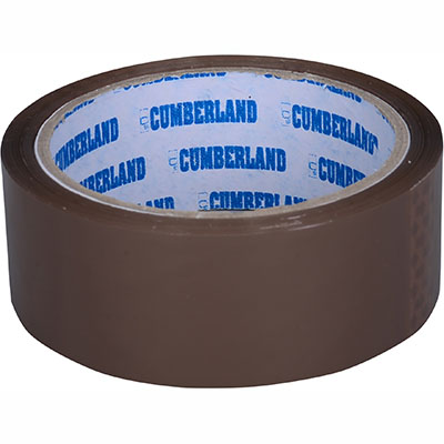 Image for CUMBERLAND PACKAGING TAPE 45 MICRON 36MM X 50M BROWN PACK 6 from Challenge Office Supplies