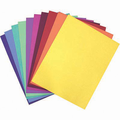 Image for COLOURFUL DAYS COLOURBOARD 200GSM 510 X 640MM ASSORTED PACK 100 from BusinessWorld Computer & Stationery Warehouse
