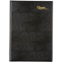 cumberland 47epbk elegant appointment diary week to view a4 black