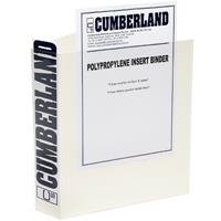 cumberland earthcare insert ring binder 2d 25mm a4 white