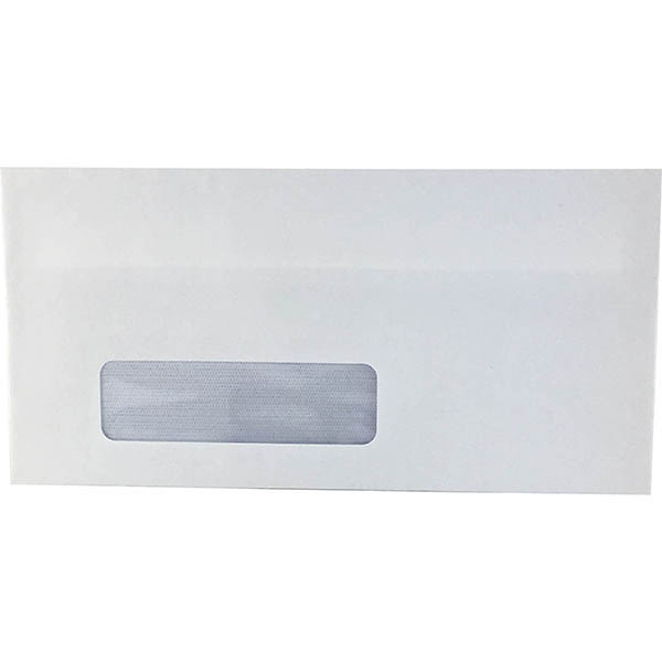 Image for INITIATIVE DL ENVELOPES SECRETIVE WALLET WINDOWFACE SELF SEAL 80GSM 110 X 220MM WHITE BOX 500 from BusinessWorld Computer & Stationery Warehouse