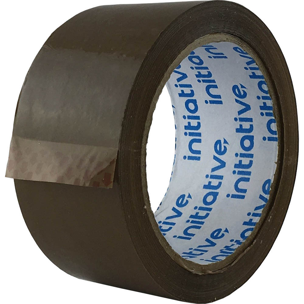 Image for INITIATIVE PACKAGING TAPE POLYPROPYLENE 48MM X 75M BROWN from Prime Office Supplies