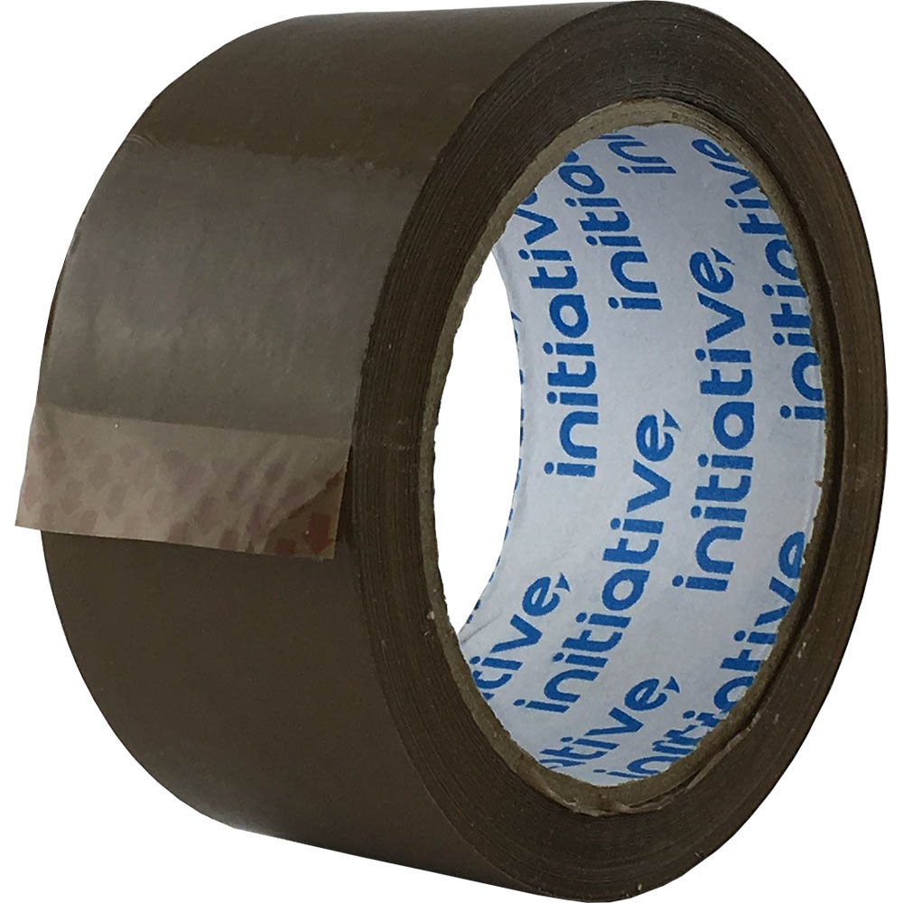 Image for INITIATIVE PACKAGING TAPE POLYPROPYLENE 48MM X 75M BROWN from Mitronics Corporation