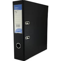 initiative lever arch file pp 70mm a4 black