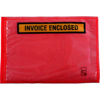 marbig professional packaging envelope invoice enclosed 165 x 115mm red box 1000
