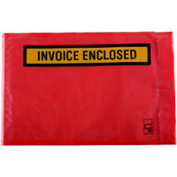 marbig professional packaging envelope invoice enclosed 175 x 115mm red pack 1000