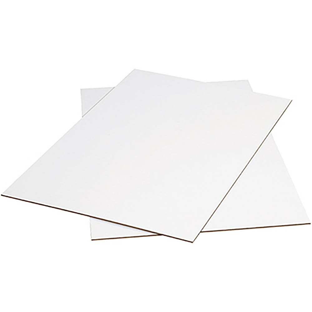 Image for COLOURFUL DAYS WHITE PASTEBOARD 250GSM 510 X 640MM PACK 100 from Office Heaven