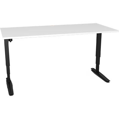 Image for CONSET 501-43 ELECTRIC HEIGHT ADJUSTABLE DESK 1500 X 800MM WHITE/BLACK from BusinessWorld Computer & Stationery Warehouse