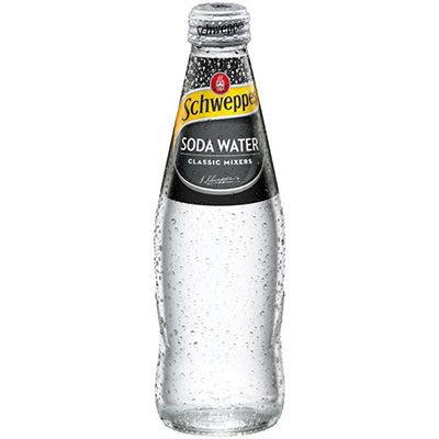 Image for SCHWEPPES SODA WATER BOTTLE 300ML CARTON 24 from York Stationers