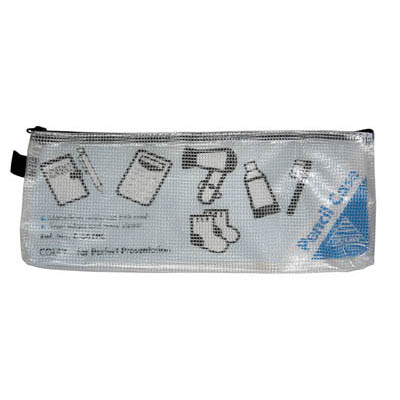 Image for COLBY HANDY POUCH PENCIL CASE ZIP CLOSURE 135 X 330MM BLUE from Mitronics Corporation