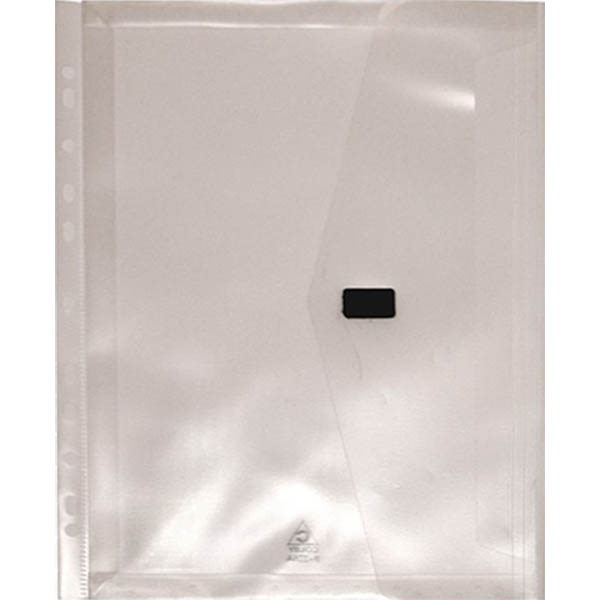 Image for POP POLYWALLY BINDER WALLET HOOK AND LOOP CLOSURE 30MM GUSSET A4 CLEAR from Olympia Office Products