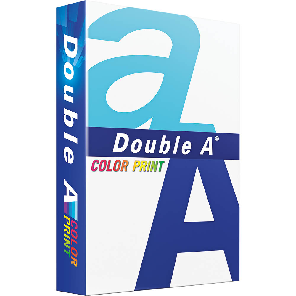 DOUBLE A COLOUR PRINT A4 COPY PAPER 90GSM WHITE PACK 500 SHEETS |  | 7097014