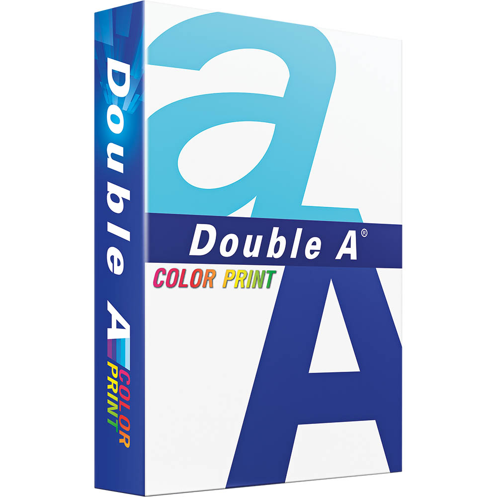 Image for DOUBLE A COLOUR PRINT A4 COPY PAPER 90GSM WHITE PACK 500 SHEETS from SNOWS OFFICE SUPPLIES - Brisbane Family Company