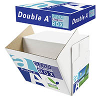 double a unwrapped copy paper a4 80gsm white carton of 2500 sheets