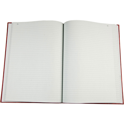 COLLINS 3880 SERIES ACCOUNT BOOK FEINT PAGED 84 LEAF A4 RED |  | 7008407