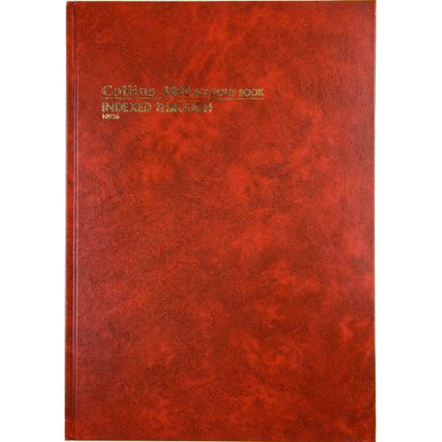 COLLINS 3880 SERIES ACCOUNT BOOK INDEXED THROUGH 84 LEAF A4 RED |  | 7002783