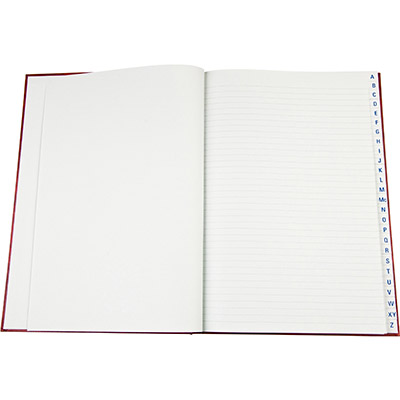 COLLINS 3880 SERIES ACCOUNT BOOK INDEXED THROUGH 84 LEAF A4 RED |  | 7002783