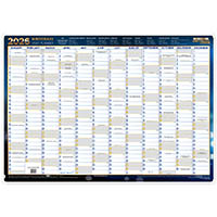 collins writeraze 11800 qc executive year planner framed 700 x 1000mm