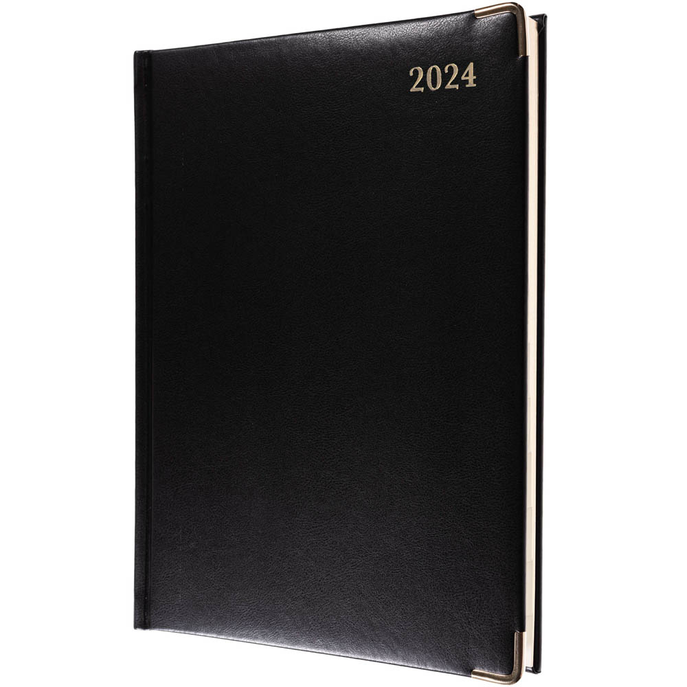 Image for DEBDEN CLASSIC MANAGER 1200.U99 DIARY DAY TO PAGE 260 X 190 MM BLACK from That Office Place PICTON
