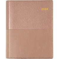 collins vanessa 165.v49 diary day to page a6 rose gold