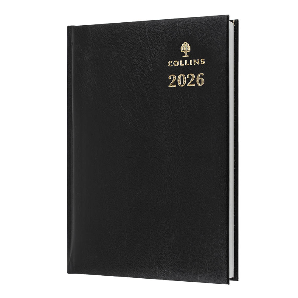 COLLINS STERLING 184.P99 DIARY DAY TO PAGE A5 BLACK |  | 7013025
