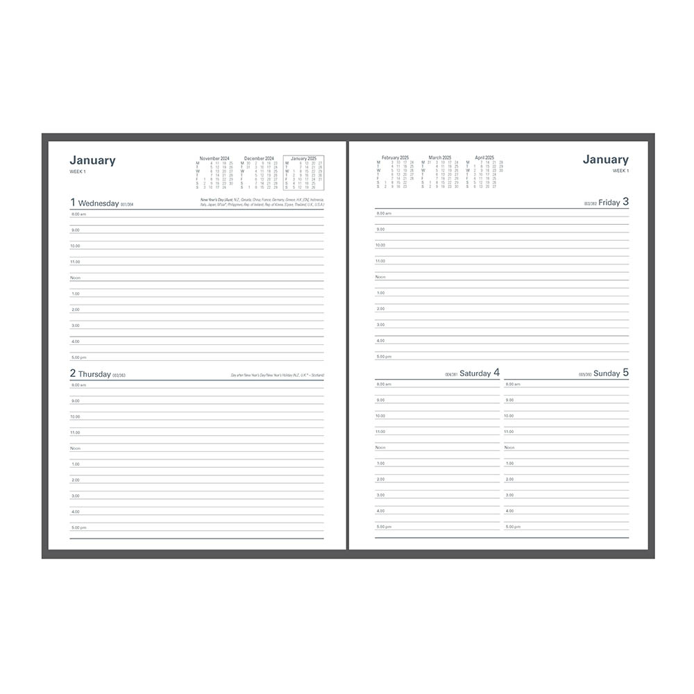 COLLINS KINGSGROVE 241.P59 DIARY 2 DAY TO PAGE A4 BLUE |  | 7009066
