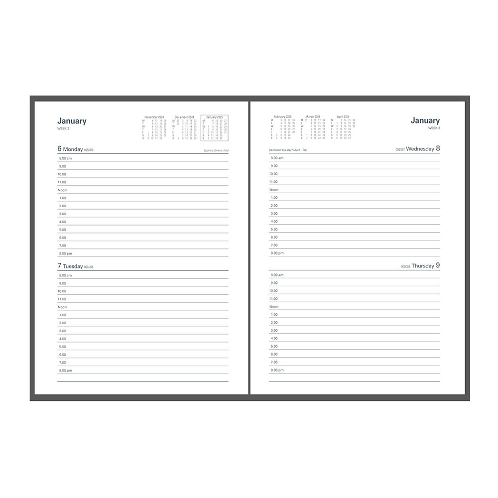 COLLINS KINGSGROVE 281.P59 DIARY 2 DAY TO PAGE A5 BLUE |  | 7012710
