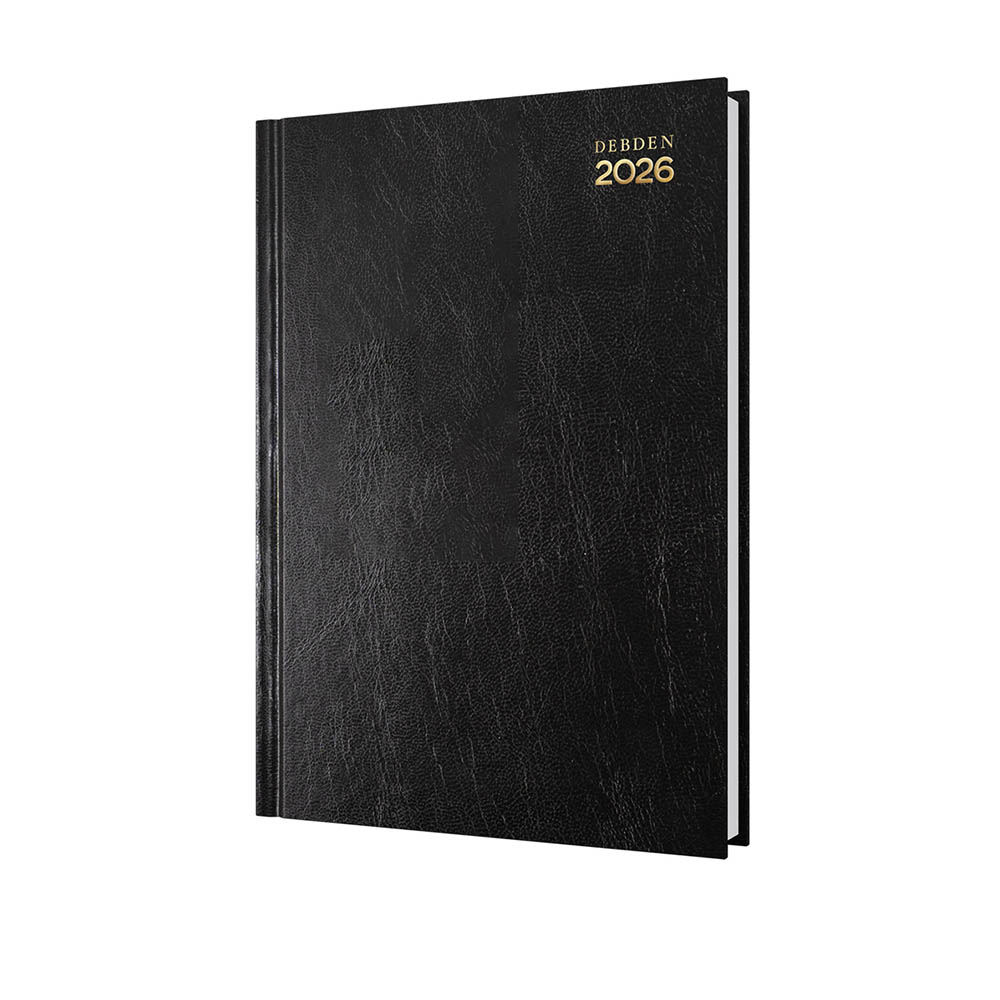 DEBDEN KYOTO 3301.P99 DAY TO PAGE A5 BLACK |  | 7007798i