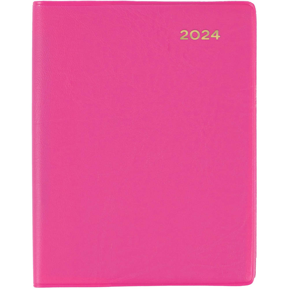 Image for COLLINS BELMONT COLOURS POCKET 337P.V50 DIARY WITH PENCIL WEEK TO VIEW A7 PINK from Office Heaven