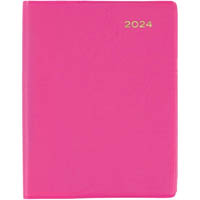 collins belmont colours pocket 337p.v50 diary with pencil week to view a7 pink