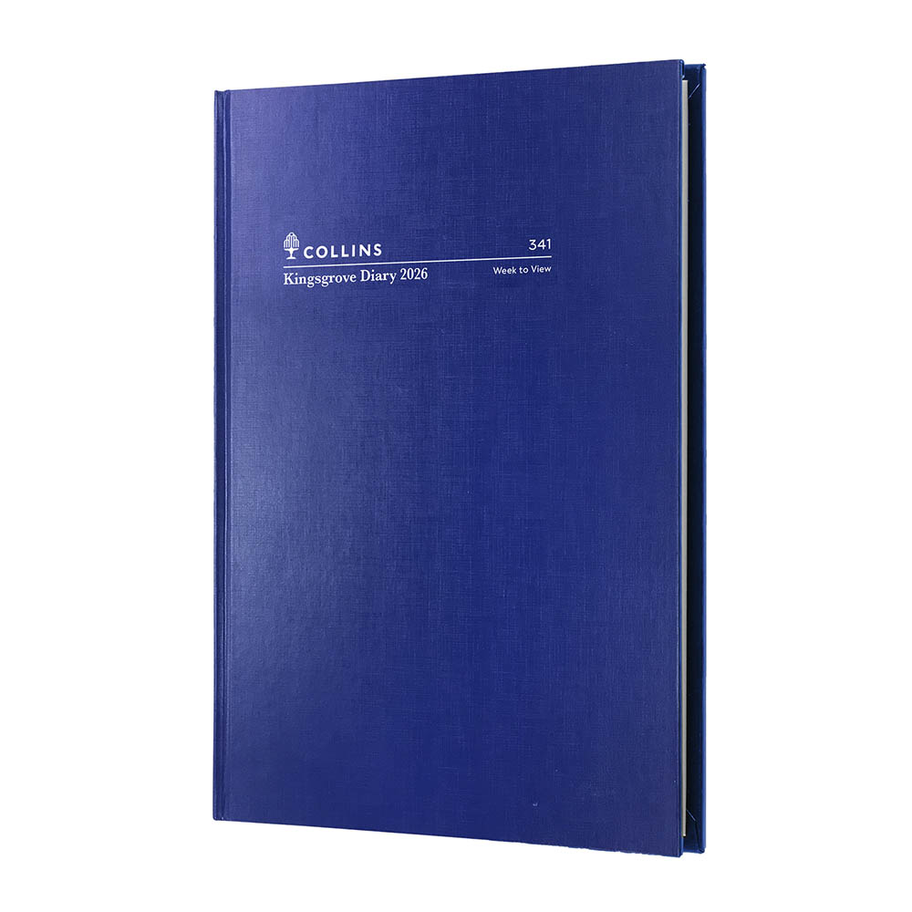 COLLINS KINGSGROVE 341.P59 DIARY WEEK TO VIEW A4 BLUE |  | 7005057