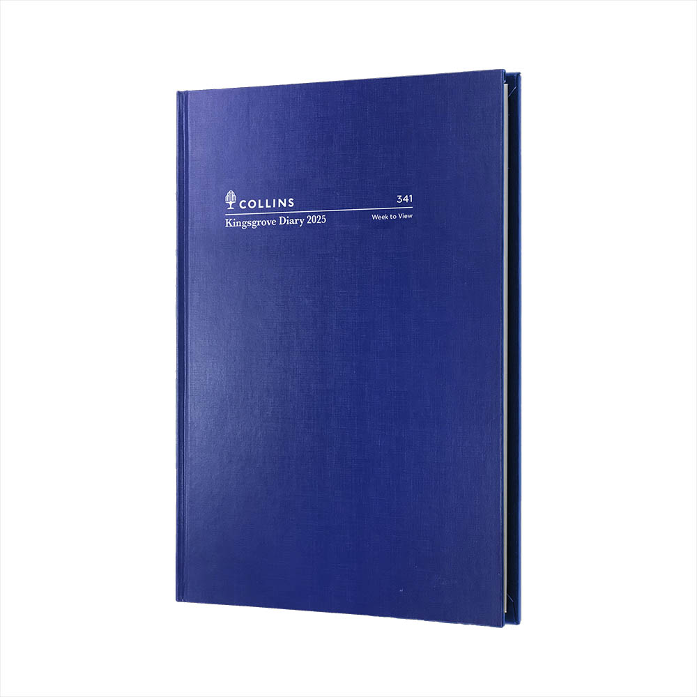COLLINS KINGSGROVE 341.P59 DIARY WEEK TO VIEW A4 BLUE |  | 7005057