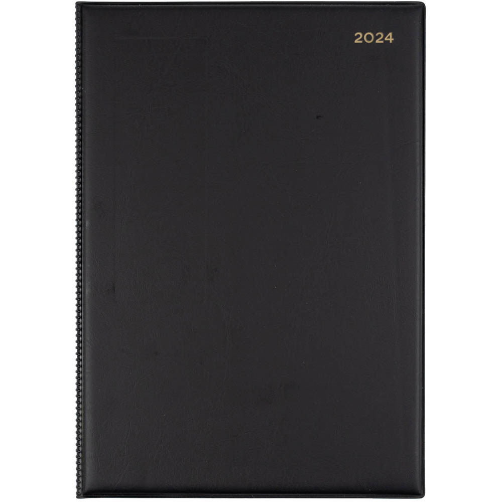 Image for COLLINS BELMONT DESK 347.V99 DIARY WEEK TO VIEW A4 BLACK from Prime Office Supplies