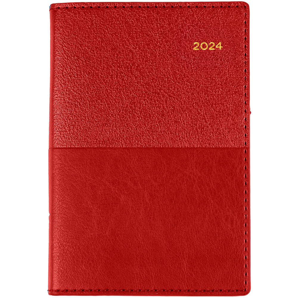 Image for COLLINS VANESSA 355.V15 DIARY WEEK TO VIEW B7R RED from BusinessWorld Computer & Stationery Warehouse