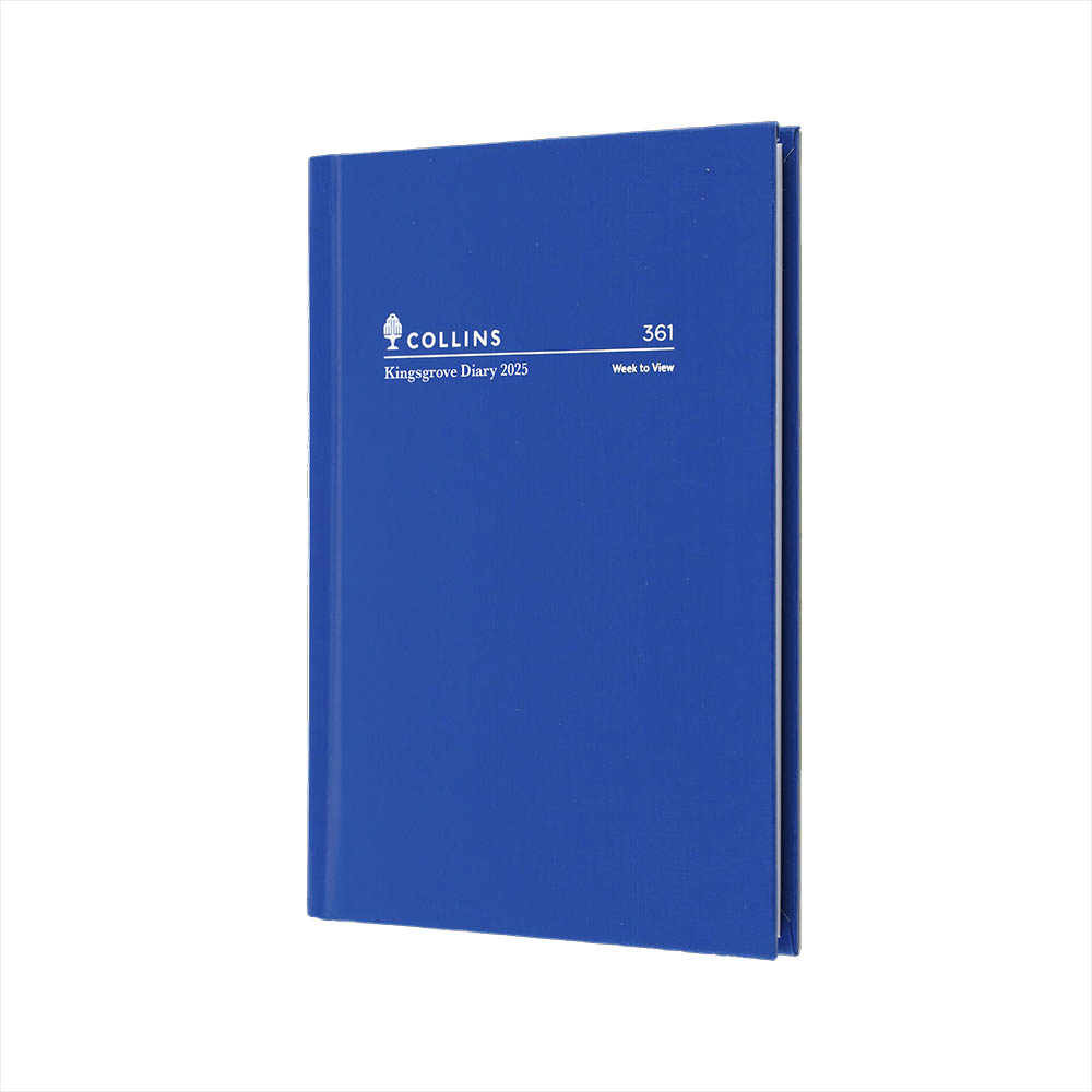 COLLINS KINGSGROVE 361.P59 DIARY WEEK TO VIEW A6 BLUE |  | 7012625